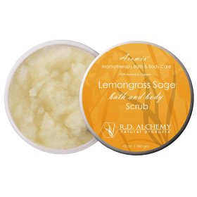 Lemongrass Sage Sea Salt Body Scrub