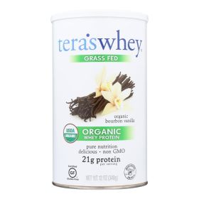 Teras Whey Protein Powder - Whey - Organic (Option: Bourbon Vanilla, size: 12 oz)