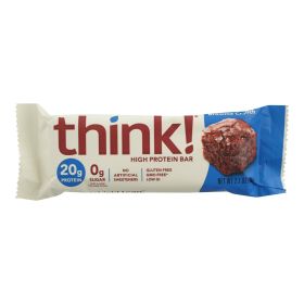 Think Products Thin Bar (Option: Brownie Crunch, size: Case of 10 - 2.1 Oz)