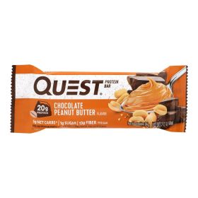 Quest Bar (Option: Chocolate Peanut Butter, size: 2.12 Oz - Case of 12)
