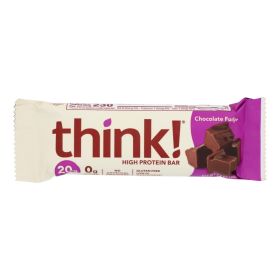 Think Products Thin Bar (Option: Chocolate Fudge, size: Case of 10 - 2.1 Oz)