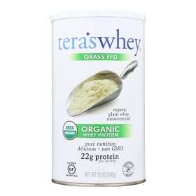 Teras Whey Protein Powder - Whey - Organic (Option: Plain Unsweetened, size: 12 oz)