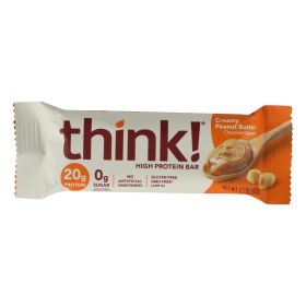 Think Products Thin Bar (Option: Creamy Peanut Butter, size: Case of 10 - 2.1 Oz)