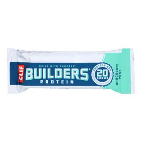 Clif Bar Builder Bar (Option: Chocolate Mint, size: Case of 12 - 2.4 Oz)