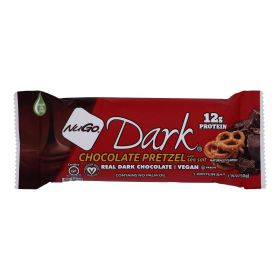 Nugo Nutrition Bar (Option: Dark - Chocolate Pretzel, size: 1.76 Oz - Case of 12)