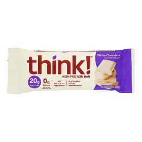 Think Products Thin Bar (Option: White Chocolate, size: Case of 10 - 2.1 Oz)